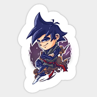 Black Goku Chibi Sticker